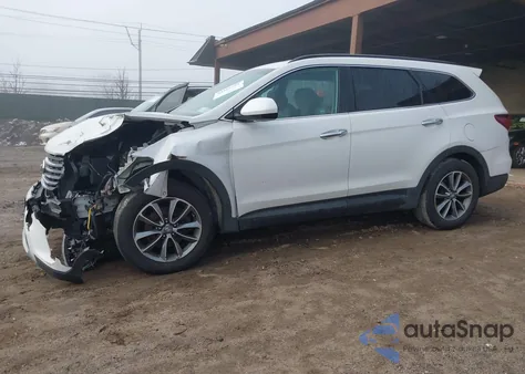 2017 Hyundai Santa Fe Se from USA, damaged, VIN KM8SMDHF5HU169945
